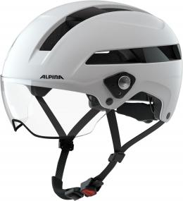 Alpina Soho Visor Fahrradhelm (52-56 cm, 10 white matt)