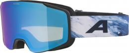 Alpina Taos Q-Lite Skibrille (882 black/blue matt, Scheibe: Q-Lite, blue (S2))