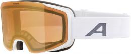 Alpina Taos Quattroflex Skibrille (812 white matt, Scheibe: Quattroflex, gold (S2))