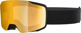 Alpina Taos QuattroVarioflex Skibrille (732 black matt, Scheibe: QuattroVarioflex, gold (S2-S3))