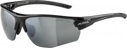 Alpina Tri-Effect 2.0 HR Sportbrille mit Wechselscheiben (330 black matt, Scheibe: Ceramic mirror, black mirror/clear/orange mirror (S3-0-2))