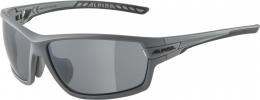 Alpina Tri-Scray 2.0 Sportbrille (321 moon grey matt, Scheibe: Ceramic mirror, black mirror (S3), clear (S0), orange mirror (S2))