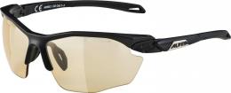 Alpina Twist Five HR VL Sportbrille (135 black matt, Scheibe: Varioflex, orange (S1-3))