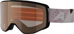 Alpina Venet M Skibrille (152 white/rose matt, Scheibe: orange (S2))