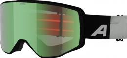 Alpina Venet Q-Lite Skibrille (812 black/green matt, Scheibe: green (S2))