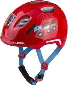 Alpina Ximo 2 Flash Kinderfahrradhelm (47-51 cm, 50 fire fighter gloss)