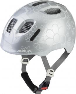 Alpina Ximo 2 Kinderfahrradhelm (47-51 cm, 70 silver flower gloss)