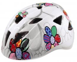 Alpina Ximo Flash Kinderfahrradhelm (45-49 cm, 10 white flower)