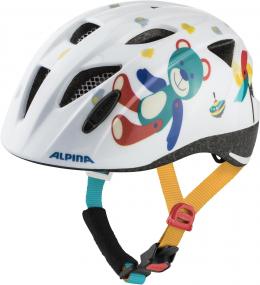 Alpina Ximo Kinderfahrradhelm (47-51 cm, 13 white bear gloss)