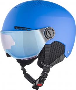Alpina Zupo Visor Kinderskihelm (54-58 cm, 80 blue matt)