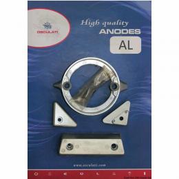 Anoden Set Aluminium für Volvo 290 DP