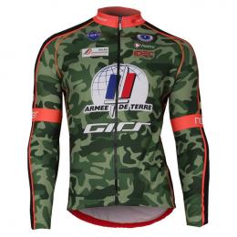 ARMÉE DE TERRE Langarmtrikot, für Herren, Größe M, Fahrradtrikot, Radbekleidung