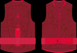 Atomic Live Shield AMID Lite Vest Protektor Jr. (JL, Körpergröße 140 bis 160 cm, graphic red)