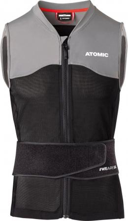 Atomic Live Shield Vest Man Protektor (L, Körpergröße 180 bis 190 cm, black/grey)