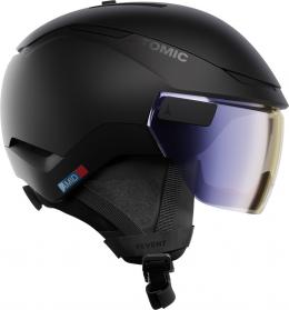 Atomic Revent GT AMID Visier HD Ski Helm (63-65 cm, black/S1)