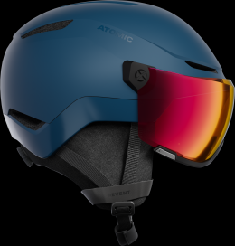 Atomic Revent Visor Photo Skihelm (55-59 cm, deep ocean)