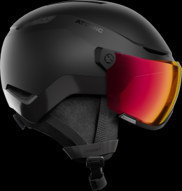Atomic Revent Visor Photo Skihelm (59-63 cm, black)