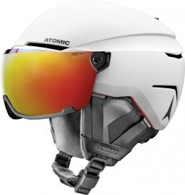 Atomic Savor Amid Visor HD Visier Skihelm (59-63 cm, white)