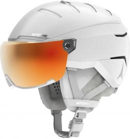 Atomic Savor GT Amid Visor HD Skihelm (51-55 cm, white heather)