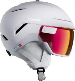 Atomic Savor GT AMID Visor Photo Skihelm (59-63 cm, white/heather)