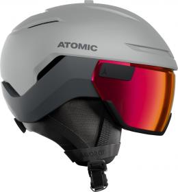 Atomic Savor GT Visor HD Skihelm (51-55 cm, light grey/slate)