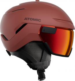 Atomic Savor GT Visor Stereo Skihelm (55-59 cm, redwood)