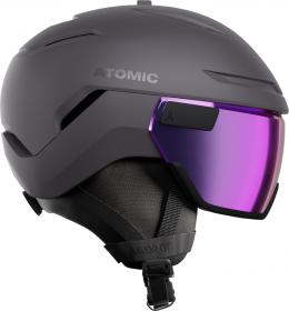 Atomic Savor GT Visor Stereo Skihelm (59-63 cm, iron ore)