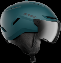 Atomic Savor Stereo Visor Visier-Skihelm (51-55 cm, dark slate)