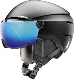 Atomic Savor Stereo Visor Visier Skihelm (55-59 cm, black)