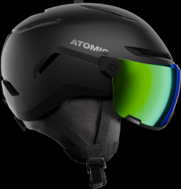 Atomic Savor Visor HD Skihelm (63-65 cm, black)