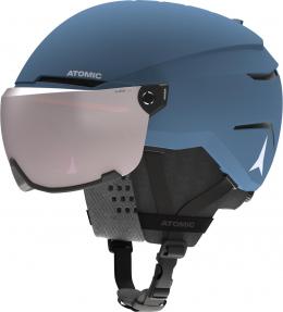 Atomic Savor Visor Jr. Skihelm (48-52 cm, blue)