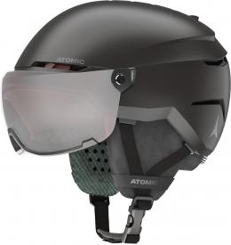 Atomic Savor Visor Junior Skihelm (48-52 cm, black)