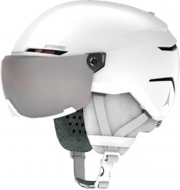 Atomic Savor Visor Junior Skihelm (48-52 cm, white)