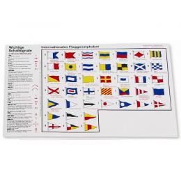 Aufkleber Flaggenalphabet & Schallsignale