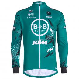 B&B HOTELS - KTM 2022 Langarmtrikot, für Herren, Größe L, Rennrad Trikot, Radspo