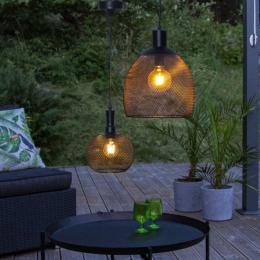 B-Ware LED Solar Lampe Sunlight - warmweiße LED - H: 35cm, D: 29cm ...