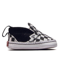 Baby Slip On V Crib Black White Checkerboard