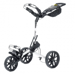 Bag Boy Slimfold 3-Rad Golf-Trolley White/Black