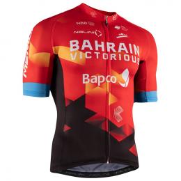 BAHRAIN - VICTORIOUS 2021 Kurzarmtrikot, für Herren, Größe L, Rennrad Trikot, Ra