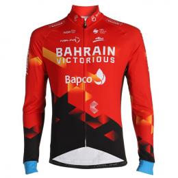BAHRAIN - VICTORIOUS 2021 Langarmtrikot, für Herren, Größe M, Fahrradtrikot, Rad