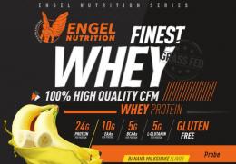 Banana Milkshake - Engel Nutrition Finest Whey Protein 30g Probe