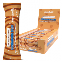 Barebells Cinnamon Bun Soft Protein Bar, 12x 55g