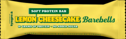 Barebells Lemon Cheesecake Soft Protein Bar, 55g MHD 14.08.2026 Angebot kostenlos vergleichen bei topsport24.com.