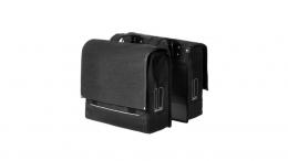 Basil Urban Fold-Double Bag SCHWARZ