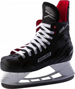 Bauer Pro Skate Senior Schlittschuhe (Größe: 7.0 = 42.0, 900 schwarz/weiß/rot)