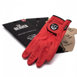 BEAVER GOLF Golfhandschuh ALL SEASON ULTRA Sunset Red Herren LH - für die linke Hand S