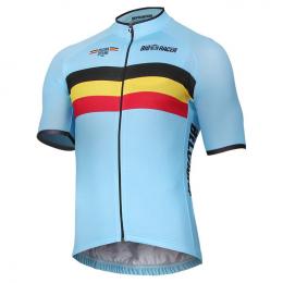 BELGISCHE NATIONALMANNSCHAFT 2022 Kurzarmtrikot, für Herren, Größe L, Rennrad Tr