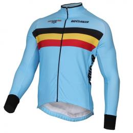 BELGISCHE NATIONALMANNSCHAFT 2022 Langarmtrikot, für Herren, Größe 2XL, Radshirt
