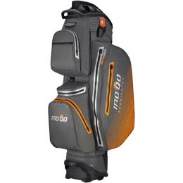 Bennington IRO QO 14 Waterproof Cart-Bag 2023 Charcoal / Silver / Orange