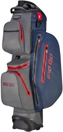 Bennington IRO QO 14 Waterproof Cart-Bag 2023 Navy / Charcoal / Red